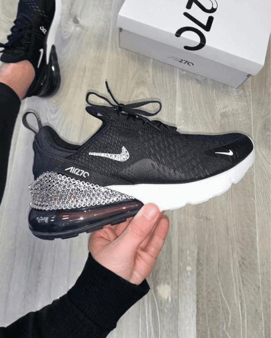 Crystal Nike Air Max 270 - Black/White.