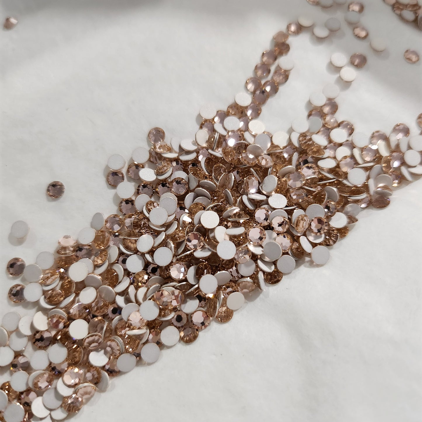 Preciosa Flatback crystal No Hotfix - Vintage Rose