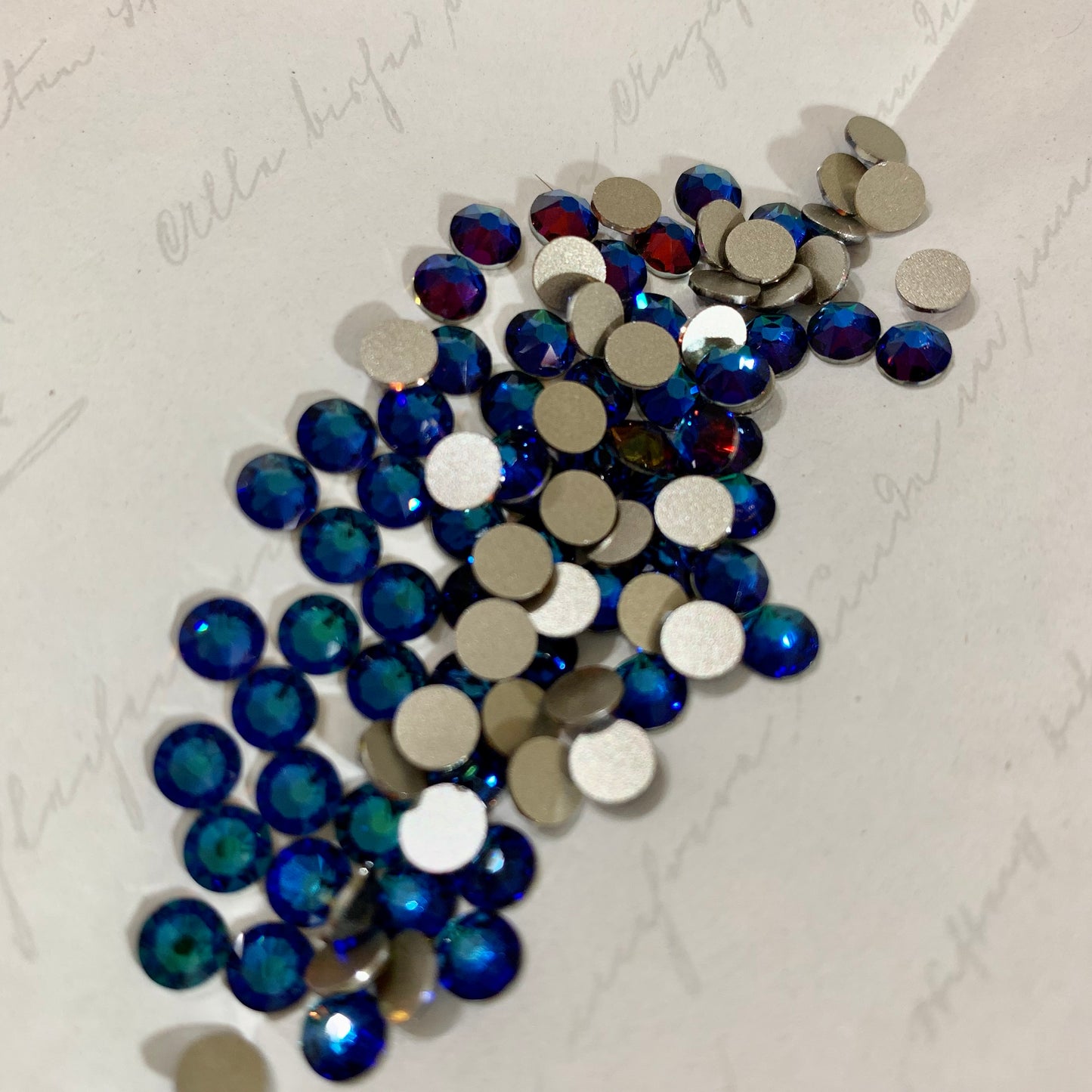 2058 & 2088 SWAROVSKI Crystal Flatback No-Hotfix - Meridian Blue