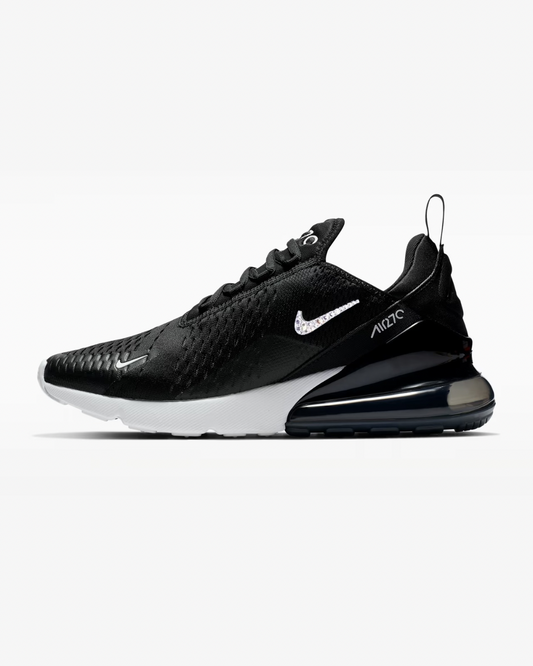 Crystal Nike Air Max 270 | Swoosh/AIR Logos - Black/White