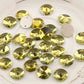 14mm - AAA+ 3200 Rivoli Crystal Flatback Sew On - Lt Topaz