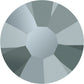 Preciosa Flatback crystal No Hotfix - Jet Hematite