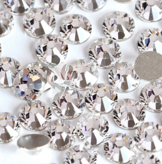 Pre-Order Kaos Flatback crystal No Hotfix - Crystal