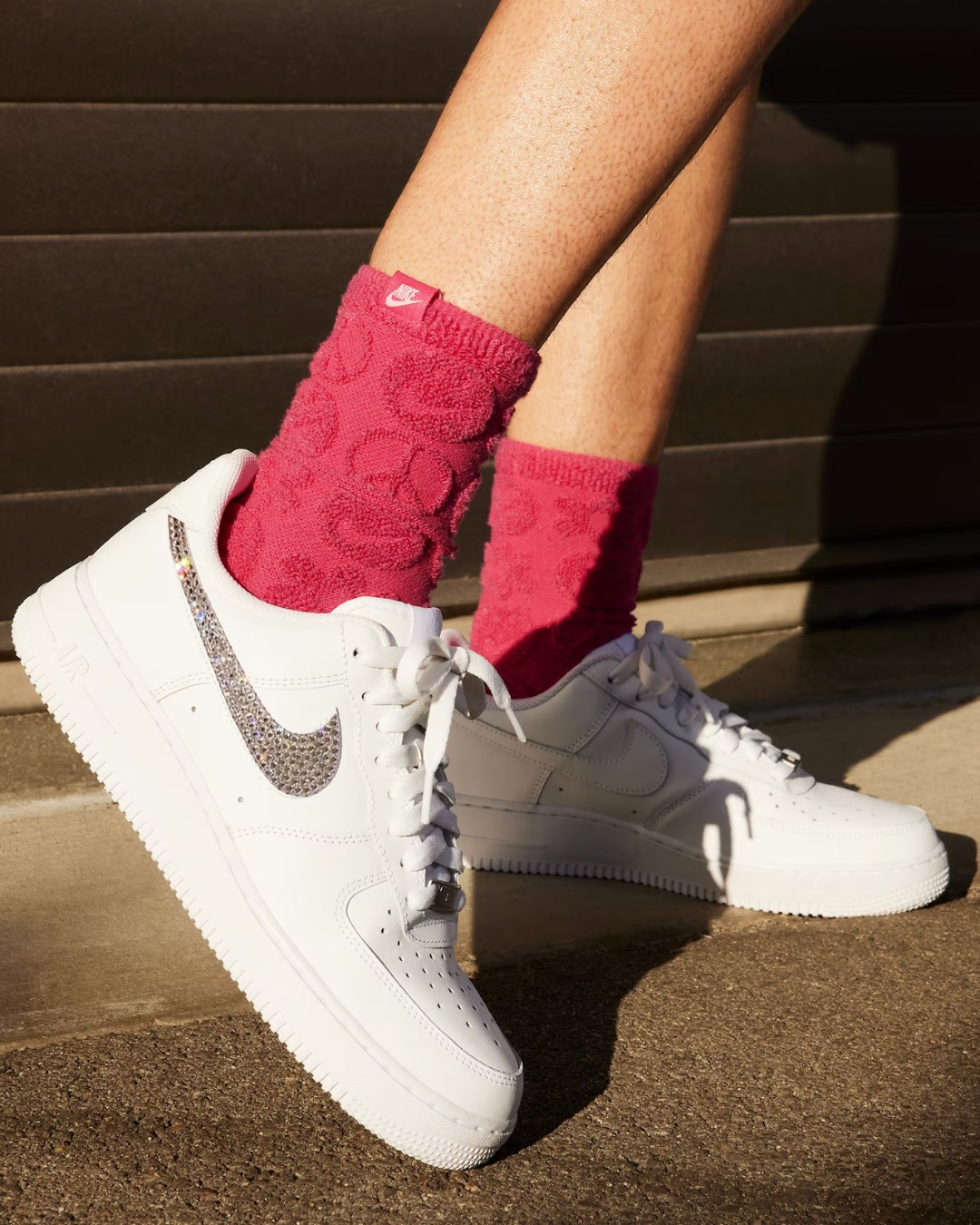 Crystal Nike Air Force 1 — Swoosh Edition