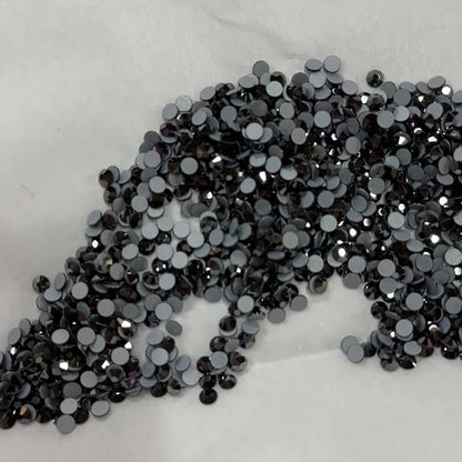 Preciosa Flatback crystal No Hotfix - Jet Hematite