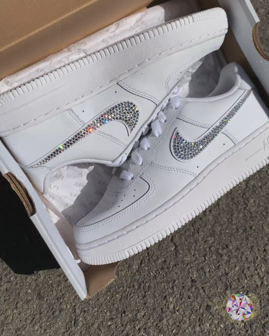 Crystal Nike Air Force 1 — Swoosh Edition