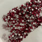 Preciosa Flatback crystal No Hotfix - Indian Pink