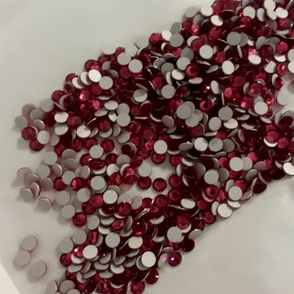 Preciosa Flatback crystal No Hotfix - Indian Pink
