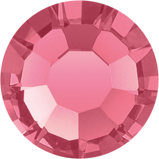 Preciosa Flatback crystal No Hotfix - Indian Pink