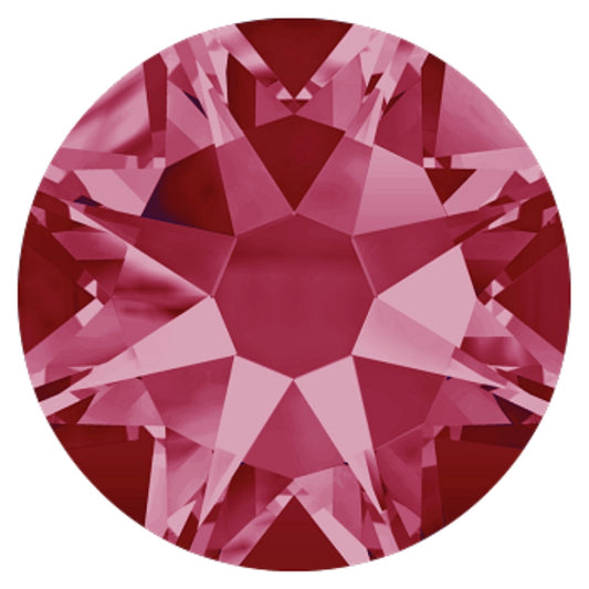 2088 Flatback SWAROVSKI Crystal  No-Hotfix - Indian Pink